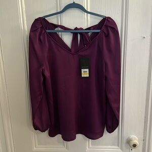 Women’s Nine West Plum Blouse Size M